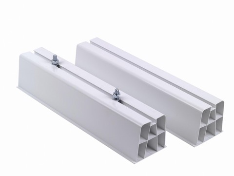 support sol plastique pour groupe extérieur